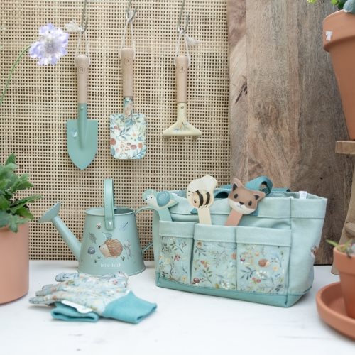Little Dutch - Set giardinaggio 10 pezzi "Blue Forest Friends"