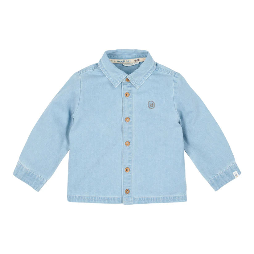 Little Dutch - Camicia jeans maniche lunghe