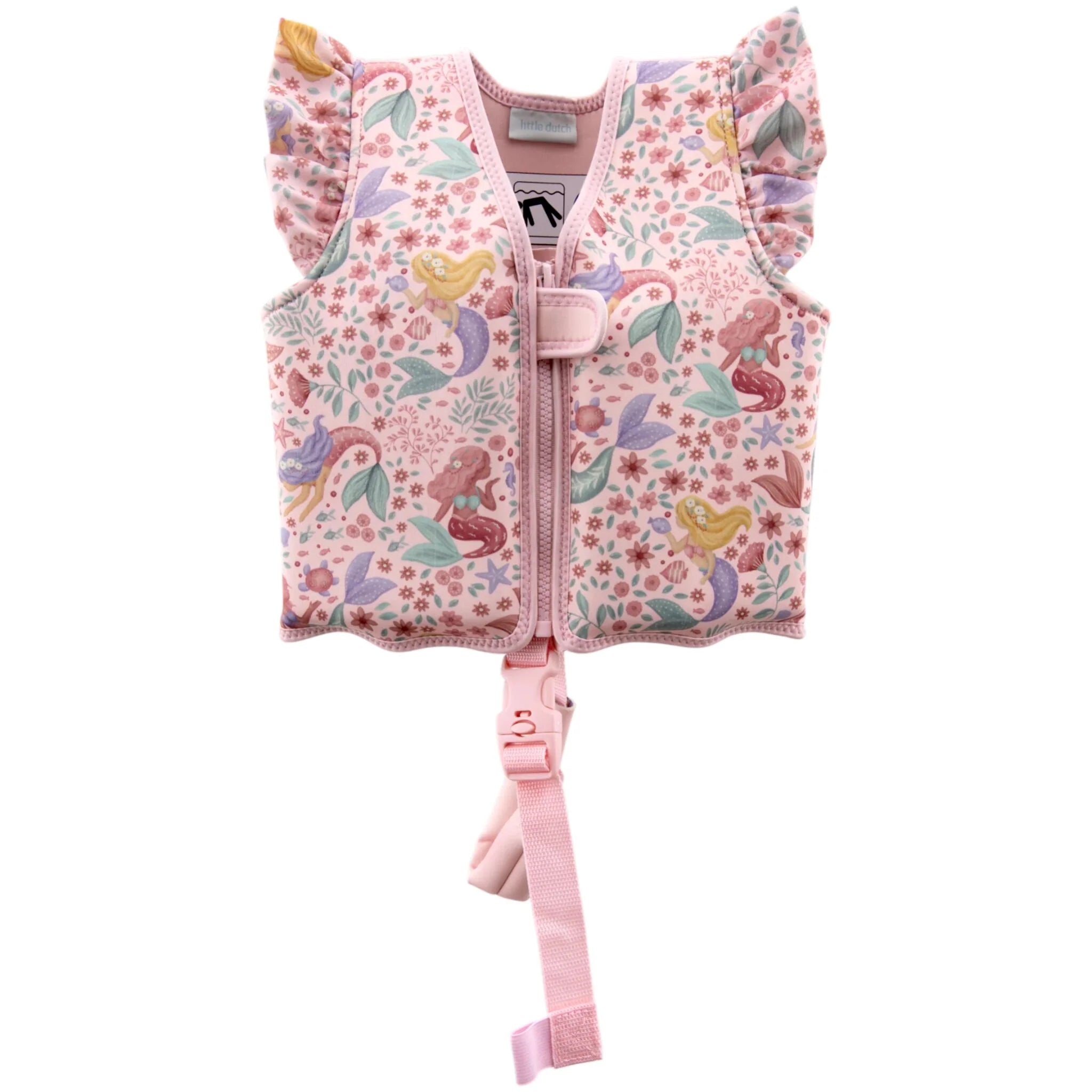 Little Dutch - Giubbotto galleggiante rosa "Dreamy Mermaid"