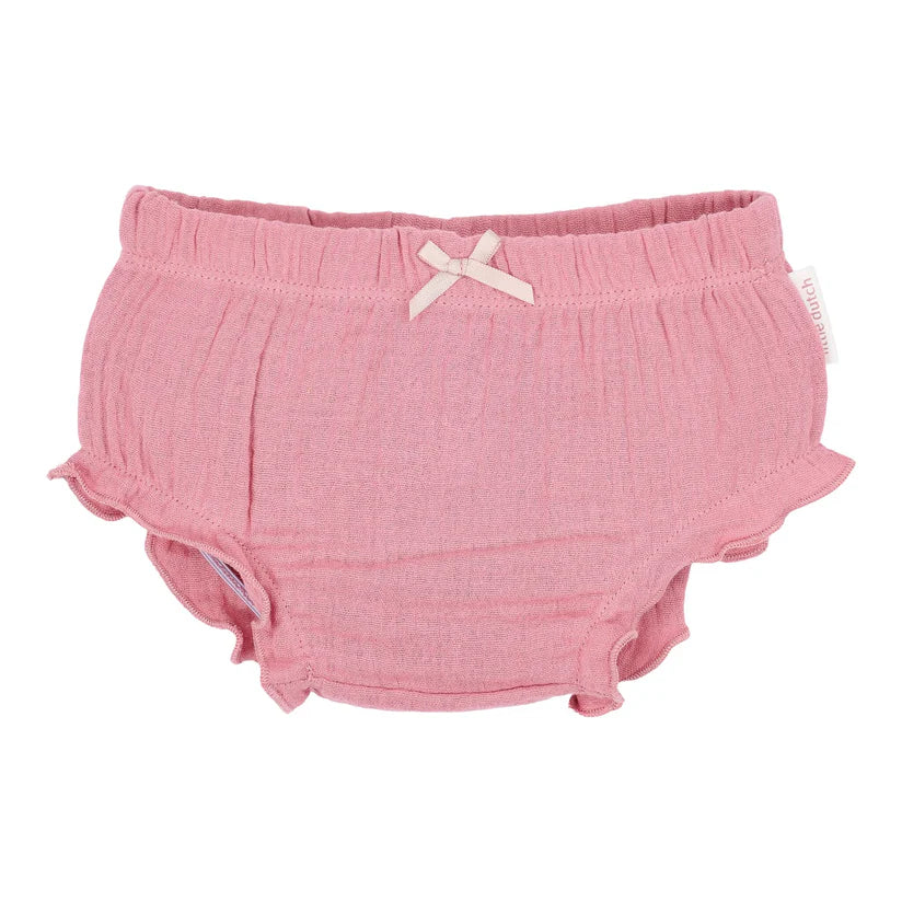Little Dutch - Completo rosa vestito e mutandina