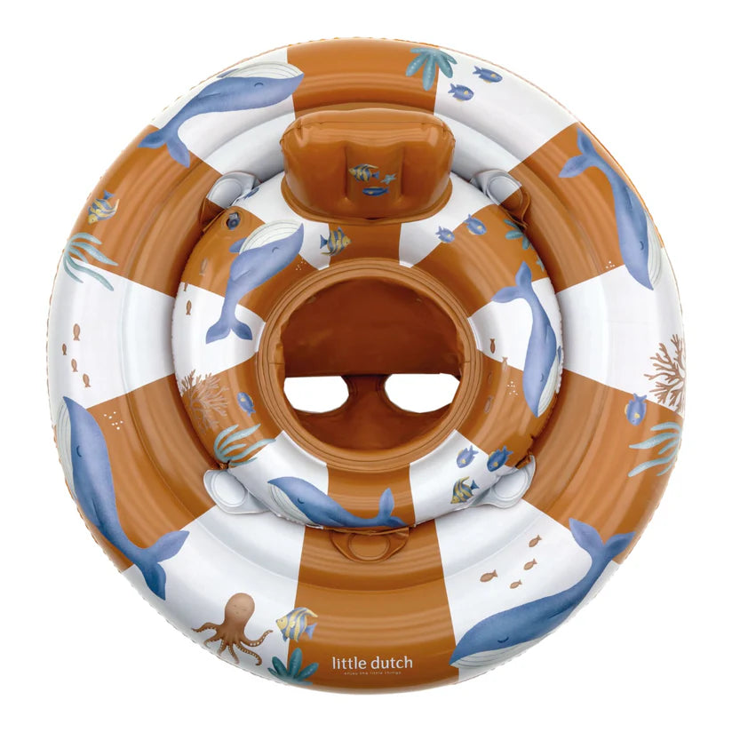 Little Dutch - Baby float Brown Ocean