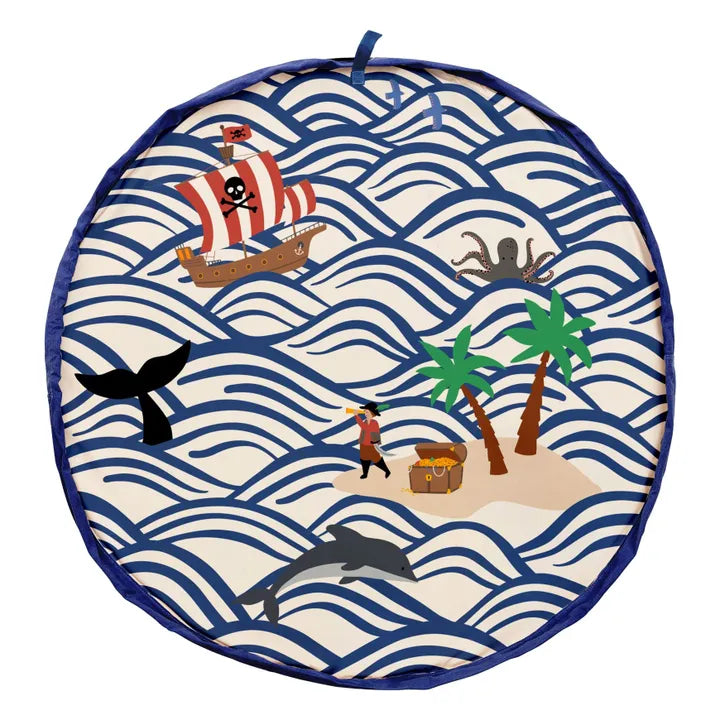 Play&Go - Tappeto gioco e sacco portagiochi Outdoor (Pirati)