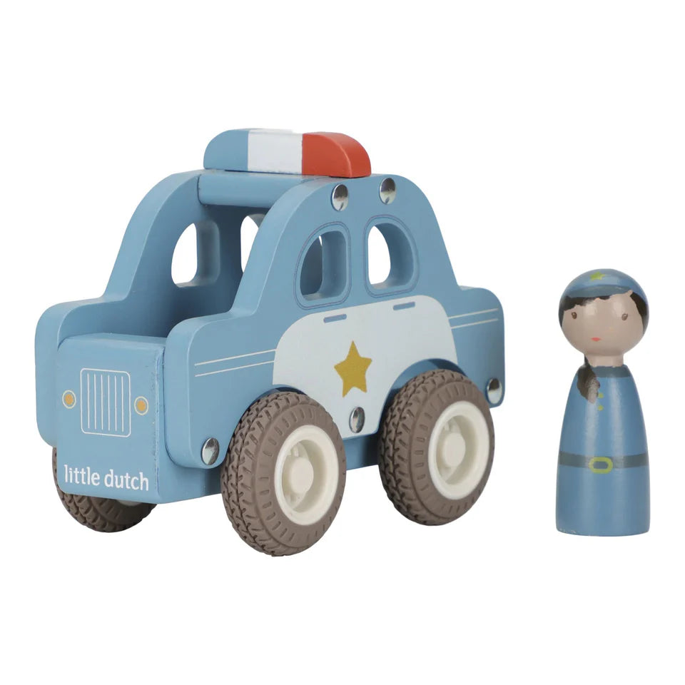 Little Dutch - Collezione veicoli con personaggio - Macchina polizia