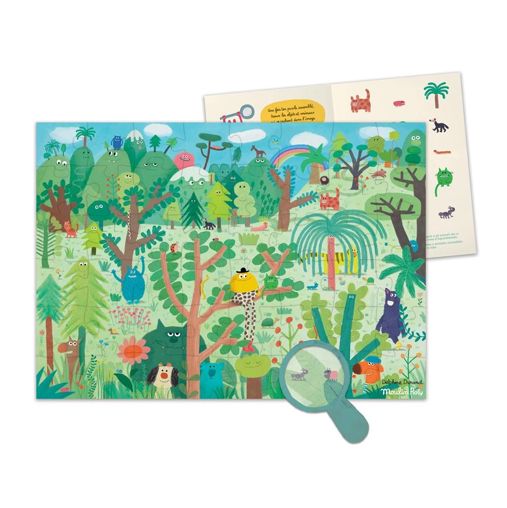 Moulin Roty - Puzzle 48 pezzi LA TERRA MERAVIGLIOSA DEGLI SCHMOUKS