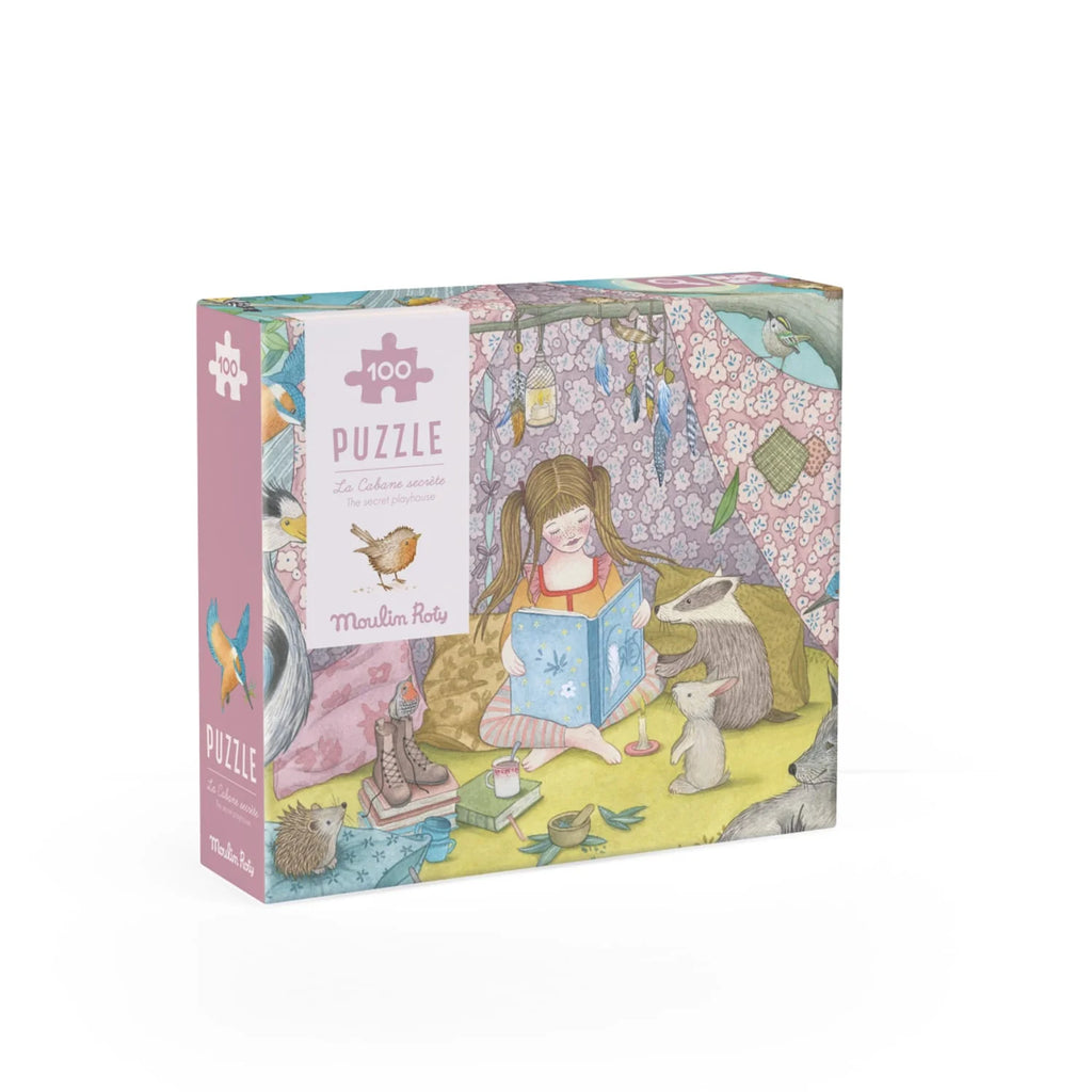 Moulin Roty - Puzzle 100 pezzi LA CAPANNA SEGRETA