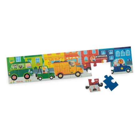 Moulin Roty - Puzzle 24 pezzi VEICOLI