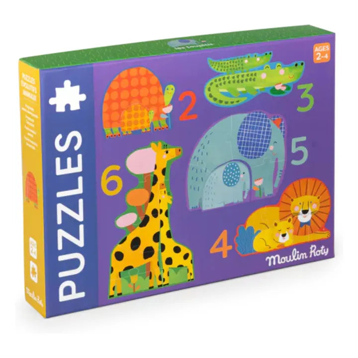 Moulin Roty - Puzzle 20 pezzi ANIMALI