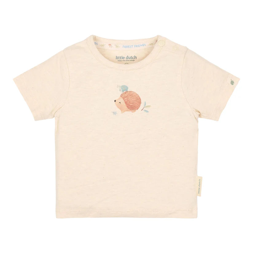 Little Dutch - Maglietta maniche corte beige riccio