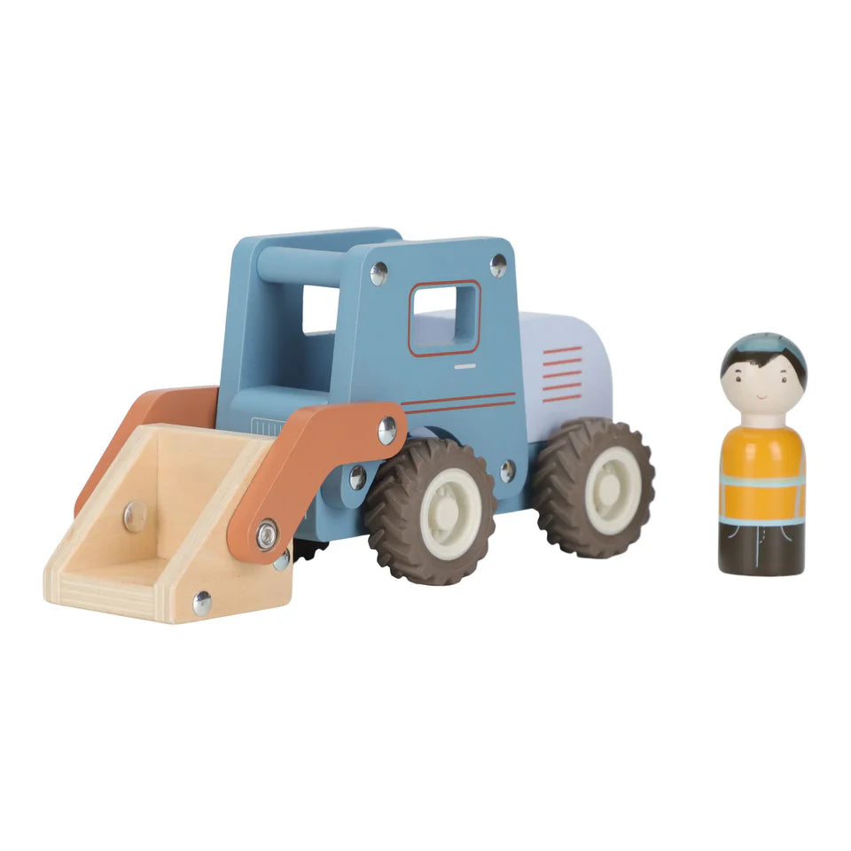Little Dutch - Collezione veicoli con personaggio - Ruspa