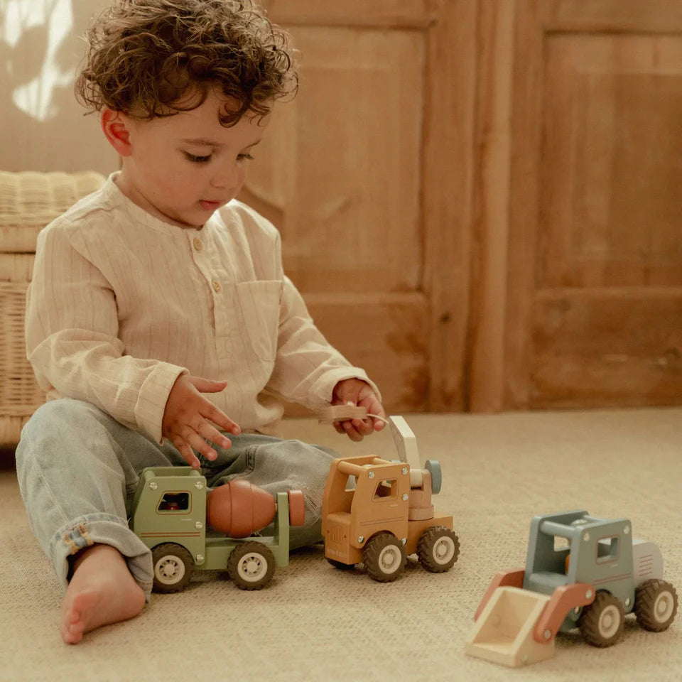 Little Dutch - Collezione veicoli con personaggio - Ruspa