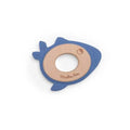Moulin Roty - Anello di dentizione in legno e silicone (Balena)