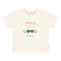 Little Dutch - Maglietta maniche corte crema con stampe